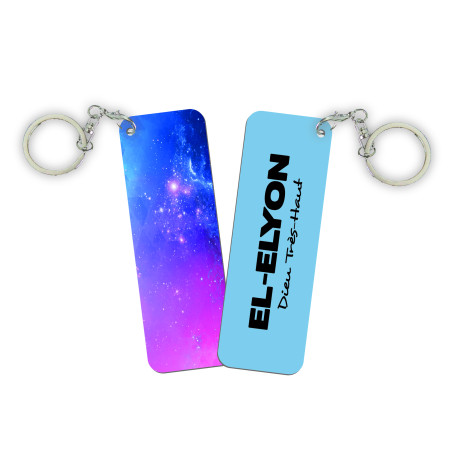 PORTE-CLES ALU LES NOMS DE DIEU EL ELYON