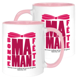 MUG BICOLORE FETE DES MERES