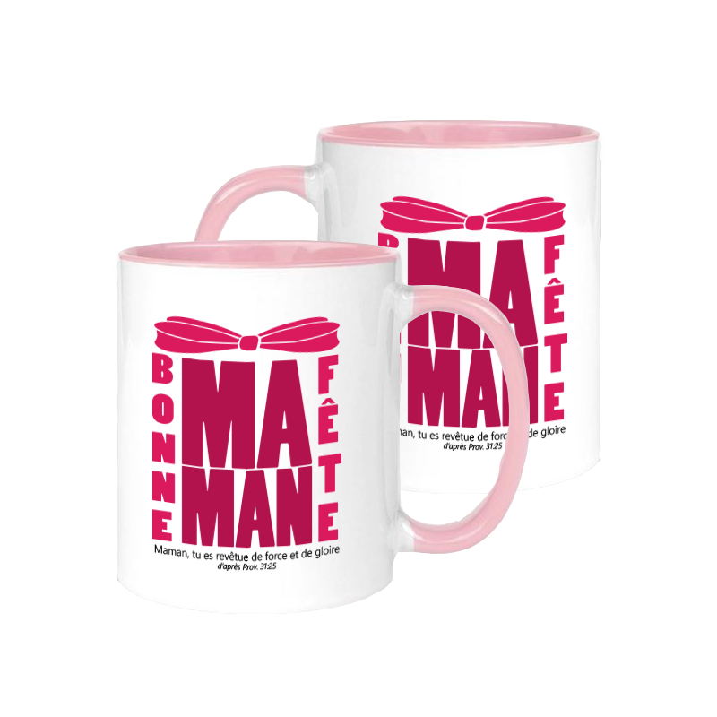 MUG BICOLORE FETE DES MERES