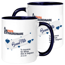 MUG BICOLORE FETE DES PERES