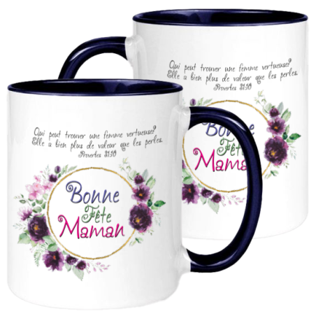 MUG BICOLORE FETE DES MERES