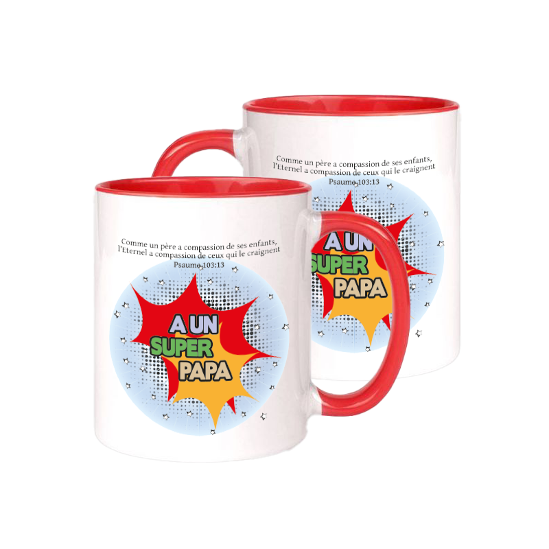 MUG BICOLORE FETE DES PERES