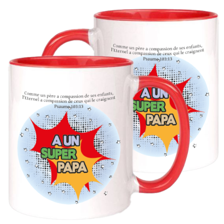 MUG BICOLORE FETE DES PERES