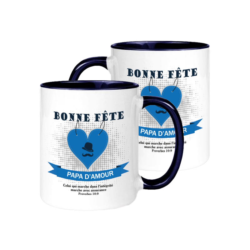 MUG BICOLORE FETE DES PERES