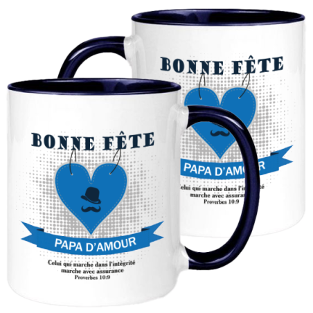 MUG BICOLORE FETE DES PERES