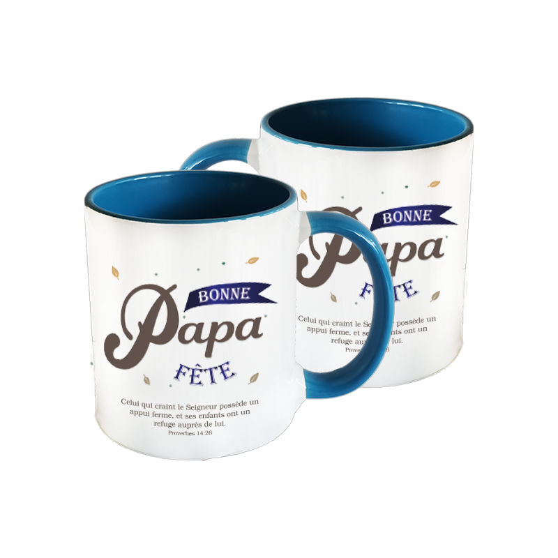 MUG BICOLORE FETE DES PERES