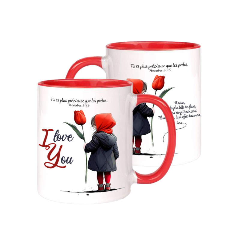 MUG BICOLORE FETE DES MERES