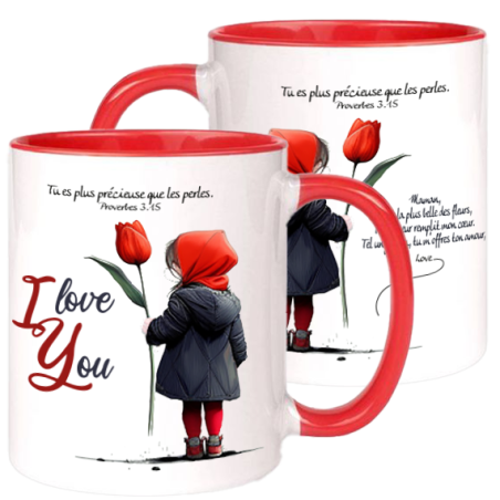 MUG BICOLORE FETE DES MERES
