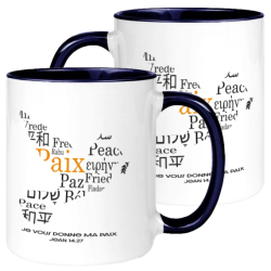 MUG BICOLORE THEME LA PAIX