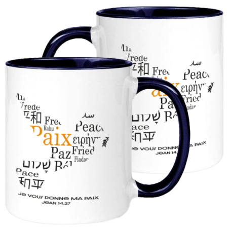 MUG BICOLORE THEME LA PAIX