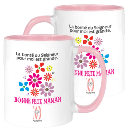 MUG BICOLORE FÊTE DES MERES...