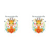 GIRAFE HEUREUSE ET FLEURS TASSE POLYMERE ENFANT