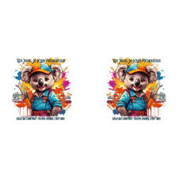 KOALA MECANICIEN TASSE POLYMERE ENFANT