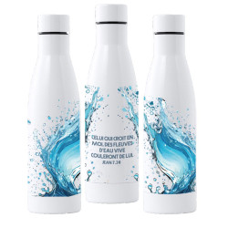 TOURBILLON D'EAU GOURDE INOX 750 ML