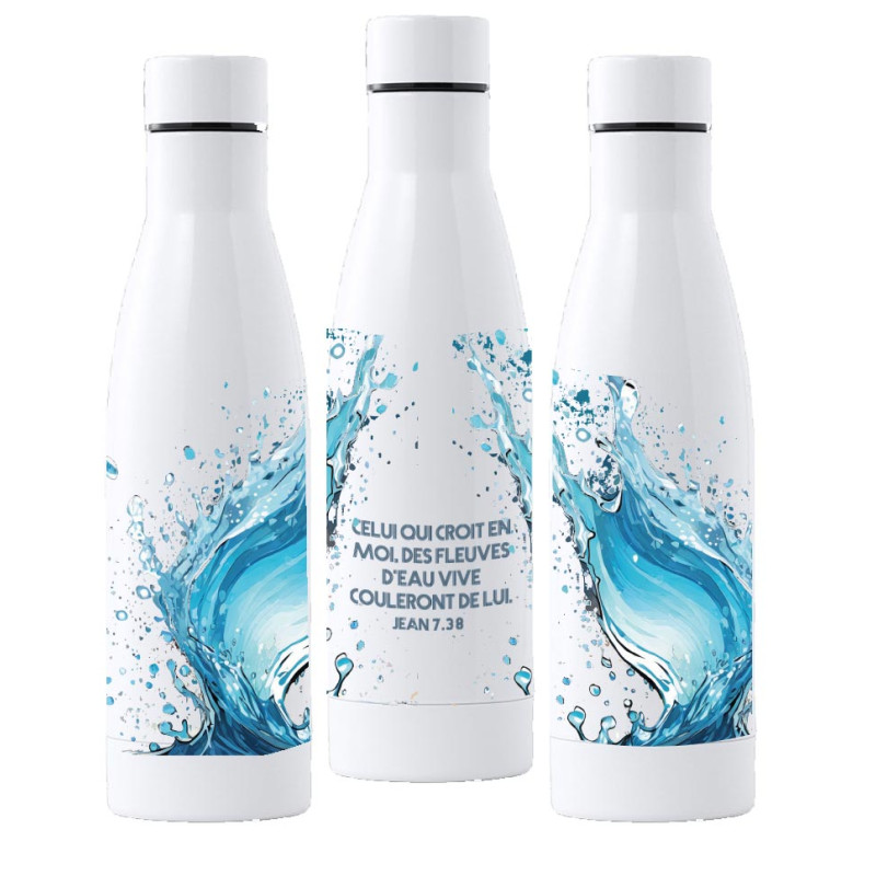 TOURBILLON D'EAU GOURDE INOX 750 ML
