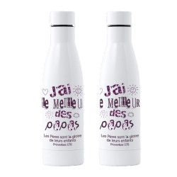 TYPO MEILLEUR PAPA GOURDE INOX 750 ML