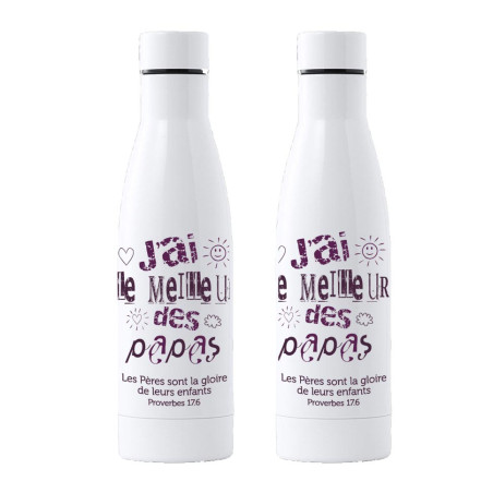 TYPO MEILLEUR PAPA GOURDE INOX 750 ML