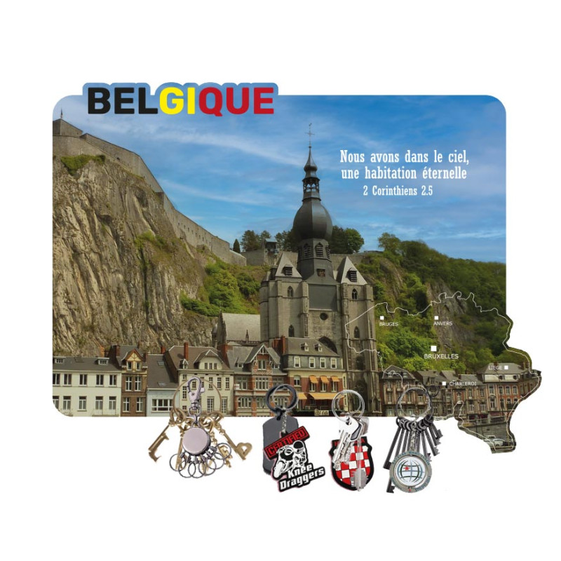 BELGIQUE  VUE PITTORESQUE  ACCROCHE-CLES