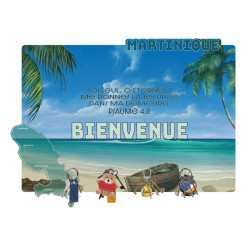 MARTINIQUE PLAGE ACCROCHE-CLES