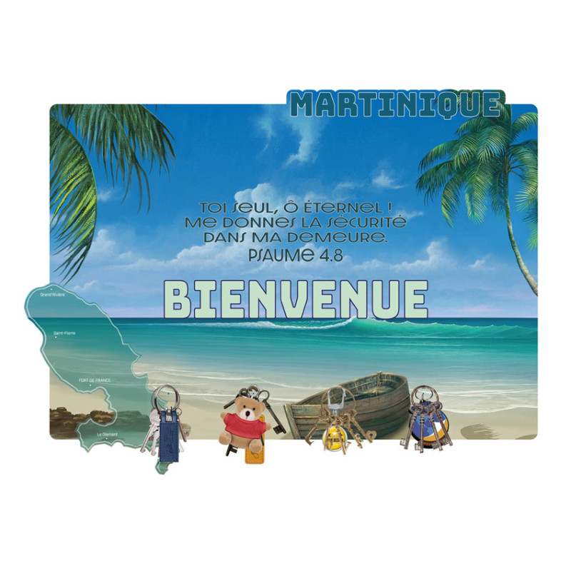 MARTINIQUE PLAGE ACCROCHE-CLES