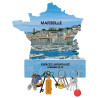 MARSEILLE LE PORT ACCROCHE-CLES
