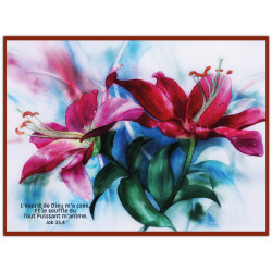 FLEURS DE LIS AQUARELLE JOB 33.4 JOB 33.4
