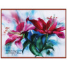FLEURS DE LIS AQUARELLE JOB 33.4 JOB 33.4